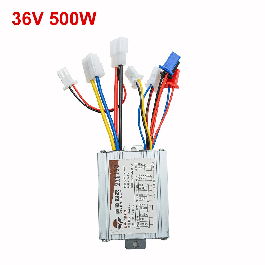250/350/500W/1000W 24V/36V/48V DC Electric Bike Motor Brushed Controller for Electric Bicycle Scooter Ebike Controller Accessory