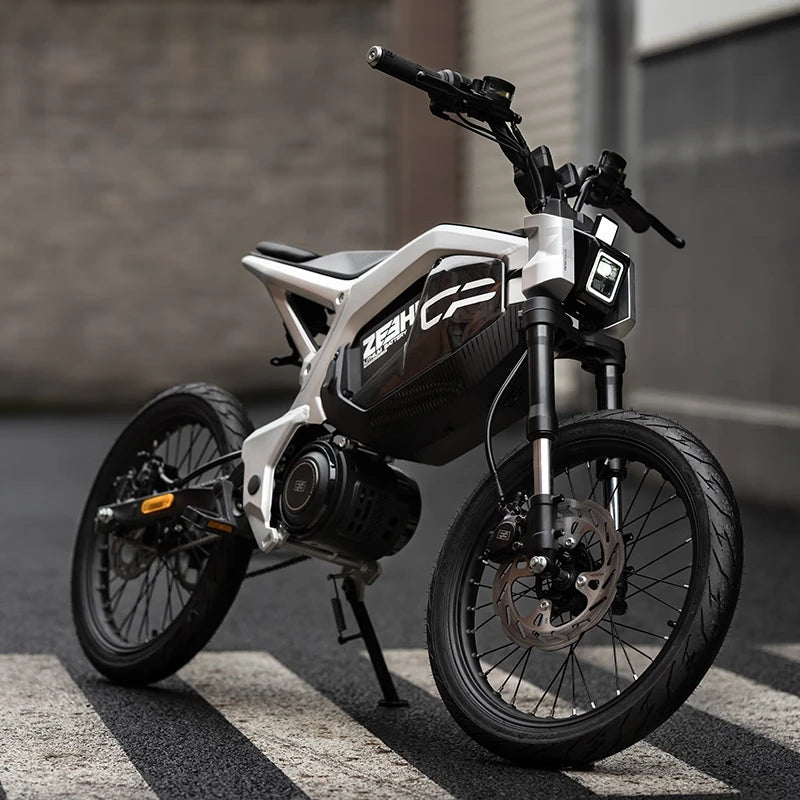 17" urban e-bike e-scooter 50km/h CITY electric bicycle mid-motor mobility excursions Soft tail electric motorcycle smart ebike