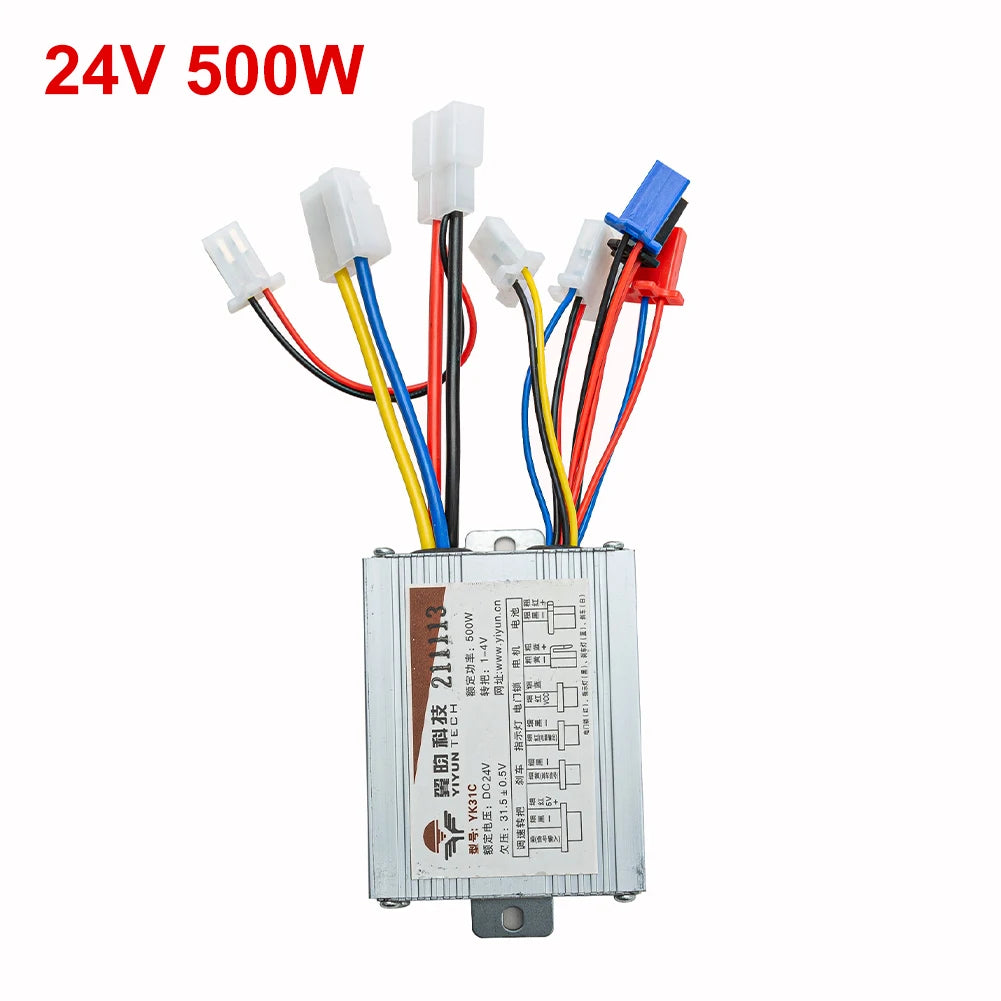250/350/500W/1000W 24V/36V/48V DC Electric Bike Motor Brushed Controller for Electric Bicycle Scooter Ebike Controller Accessory