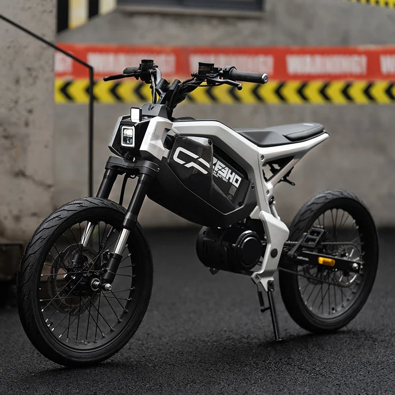 17" urban e-bike e-scooter 50km/h CITY electric bicycle mid-motor mobility excursions Soft tail electric motorcycle smart ebike