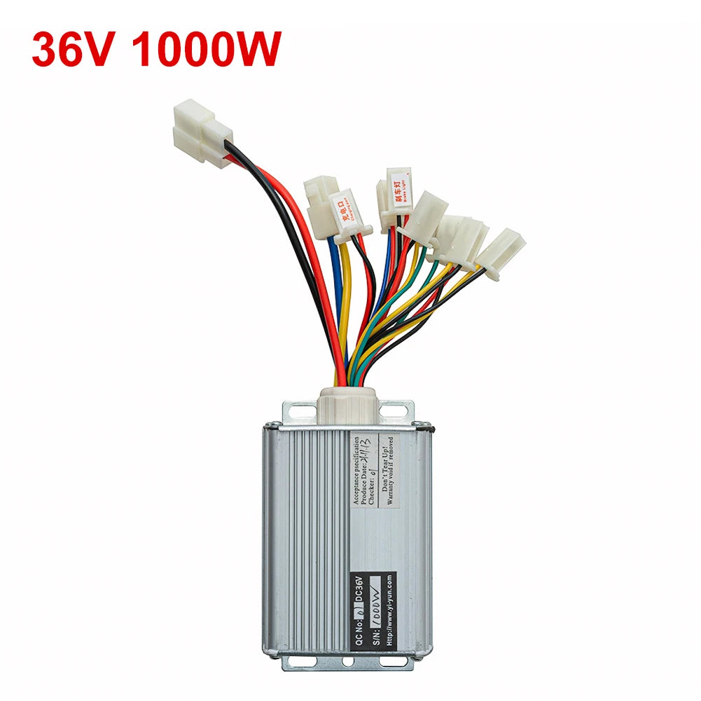 250/350/500W/1000W 24V/36V/48V DC Electric Bike Motor Brushed Controller for Electric Bicycle Scooter Ebike Controller Accessory