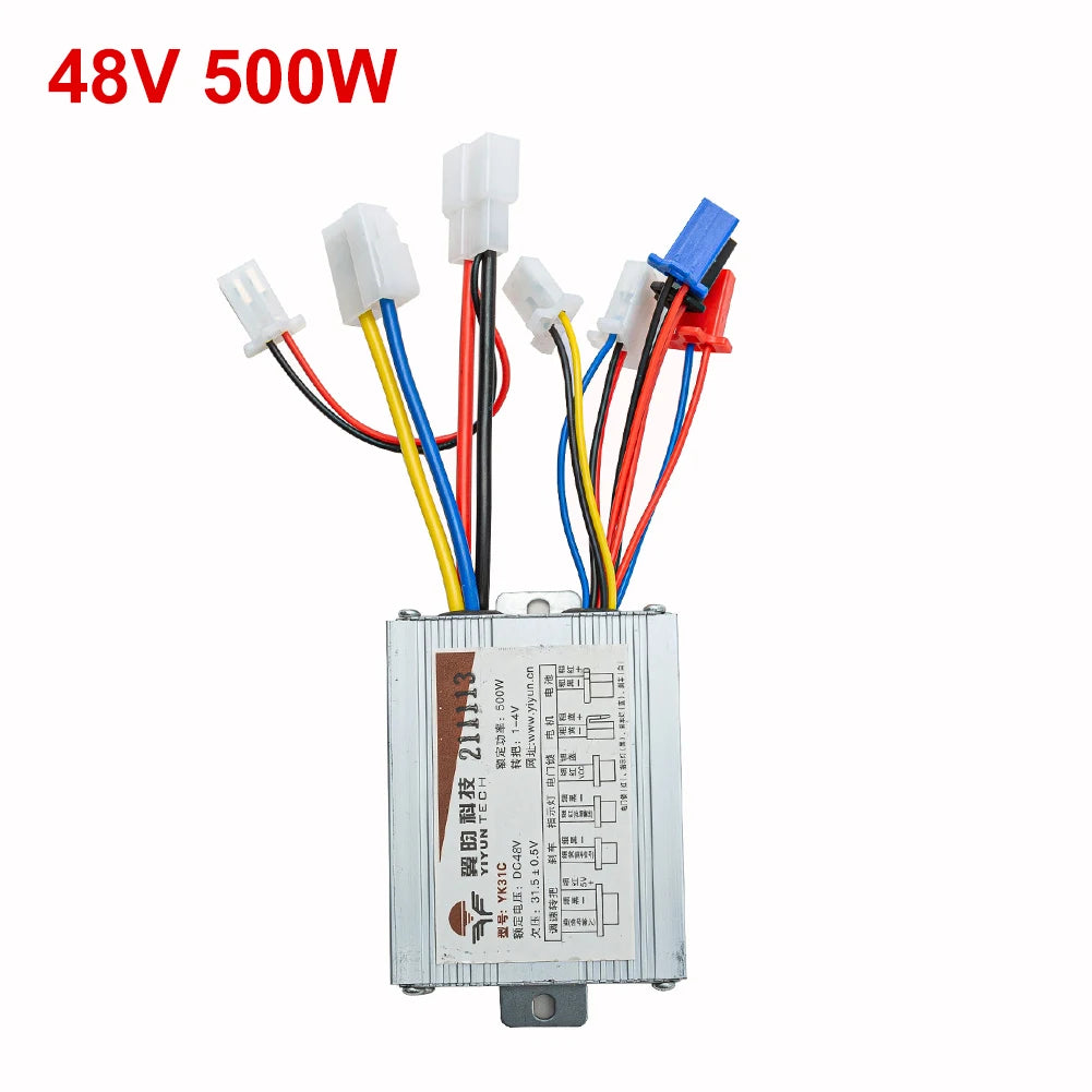 250/350/500W/1000W 24V/36V/48V DC Electric Bike Motor Brushed Controller for Electric Bicycle Scooter Ebike Controller Accessory