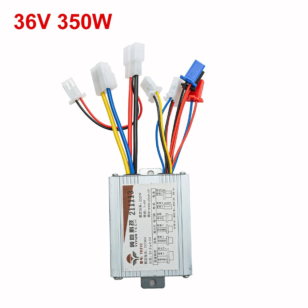 250/350/500W/1000W 24V/36V/48V DC Electric Bike Motor Brushed Controller for Electric Bicycle Scooter Ebike Controller Accessory