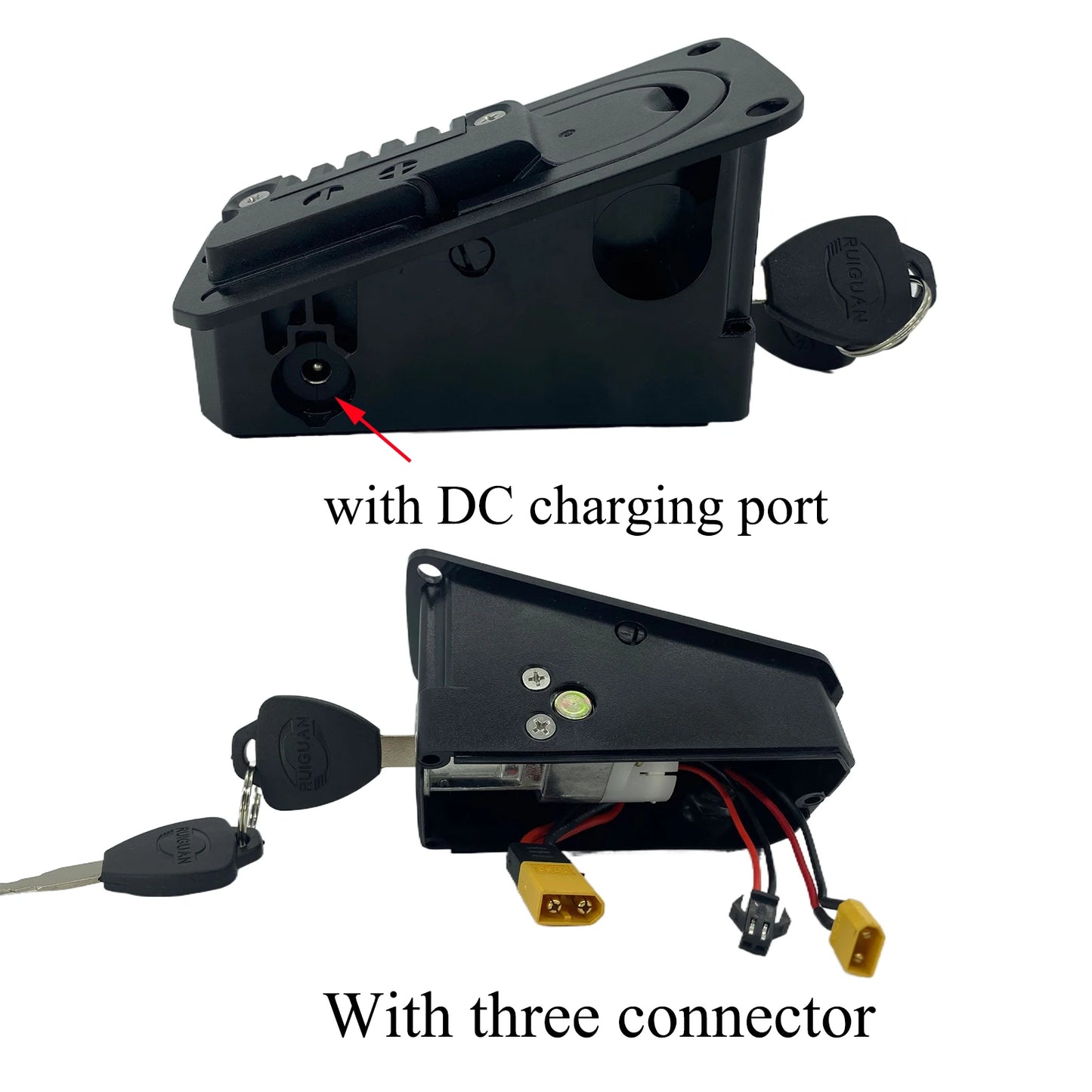 Female Male Side's Discharge Plate Connector for DCH-009 ALX009 Battery MATE X Engwe Ebike Battery 5 Pin Connection Board Cover