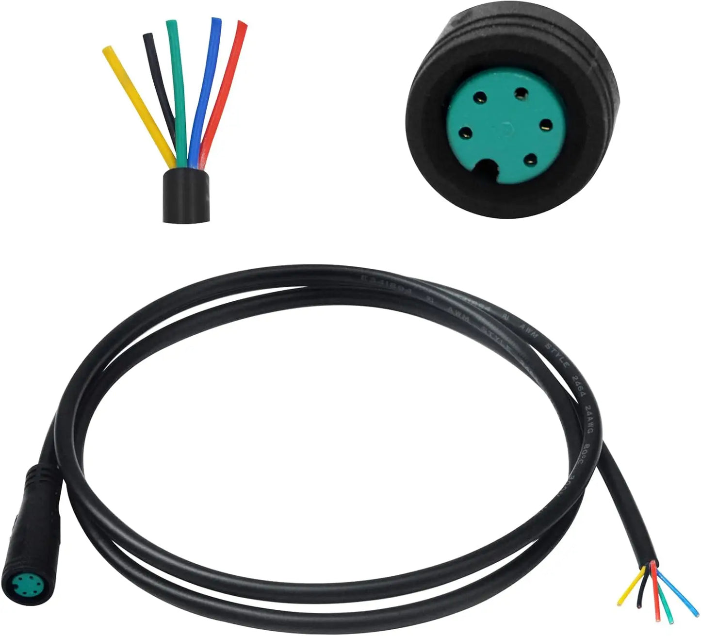 Ebike Display Connector 2/3/4/5/ Pin Cable For Bafang Female/male Waterproof Connector Signal Line Electric Bicycle Tool Parts