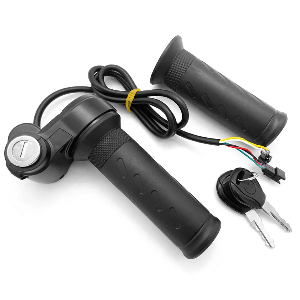 Electric Bike Scooter Twist Throttle Grip Universal Voltage Electric Vehicle Speed Regulating Handle Replacement Parts