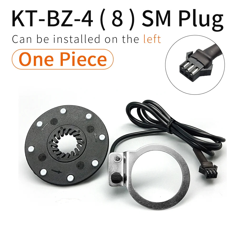 KT Ebike Pedal Assistant Sensor BZ-4 8 Magnet Ebike PAS Waterproof Plug For Electric Bicycle Conversion Kit