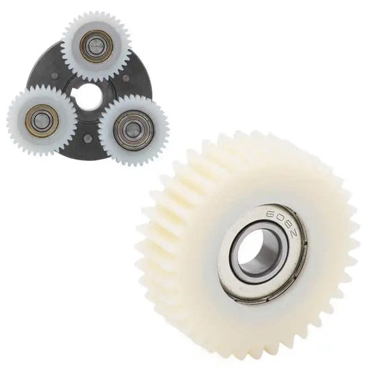 38/47.5mm 36 Teeth Gear Ebike Gearbox Electrical Bike Motor Clutch Nylon Teeth Gear for  250W 350W 500W Motor