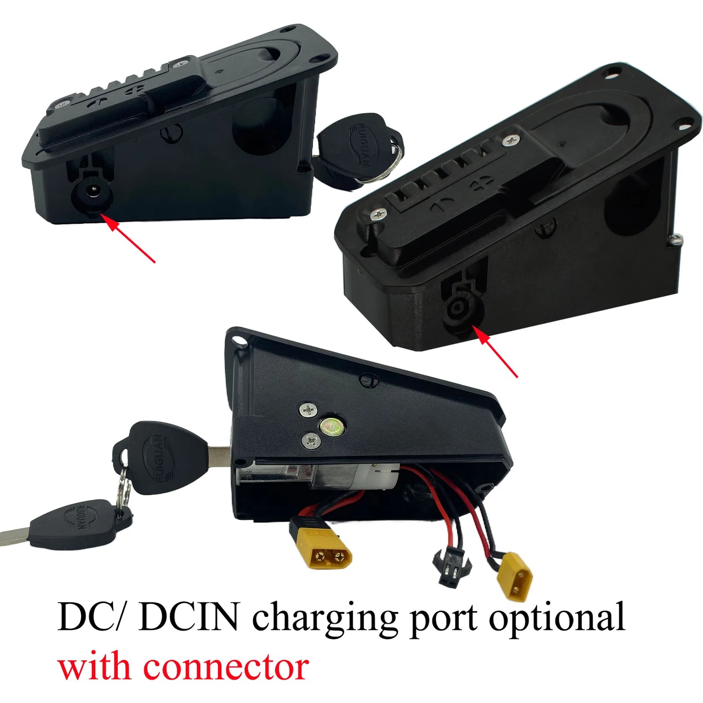 Female Male Side's Discharge Plate Connector for DCH-009 ALX009 Battery MATE X Engwe Ebike Battery 5 Pin Connection Board Cover