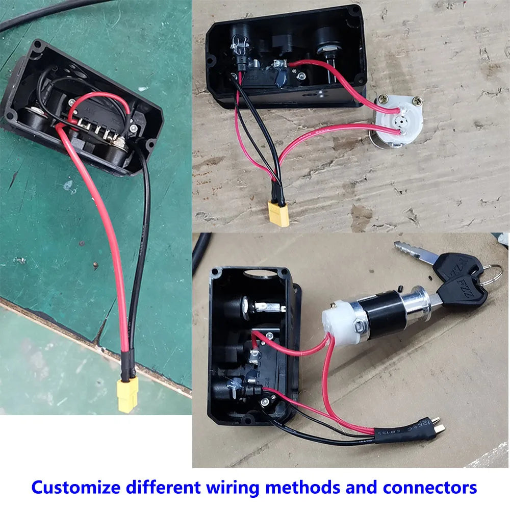 Female Male Side's Discharge Plate Connector for DCH-009 ALX009 Battery MATE X Engwe Ebike Battery 5 Pin Connection Board Cover