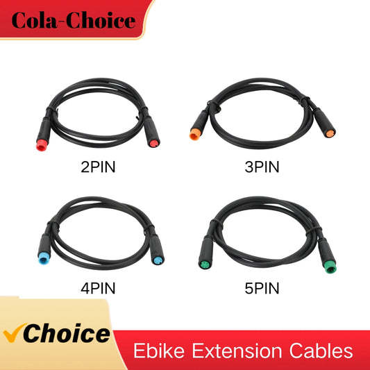 Ebike Display Connector 2/3/4/5/ Pin Cable For Bafang Female/male Waterproof Connector Signal Line Electric Bicycle Tool Parts