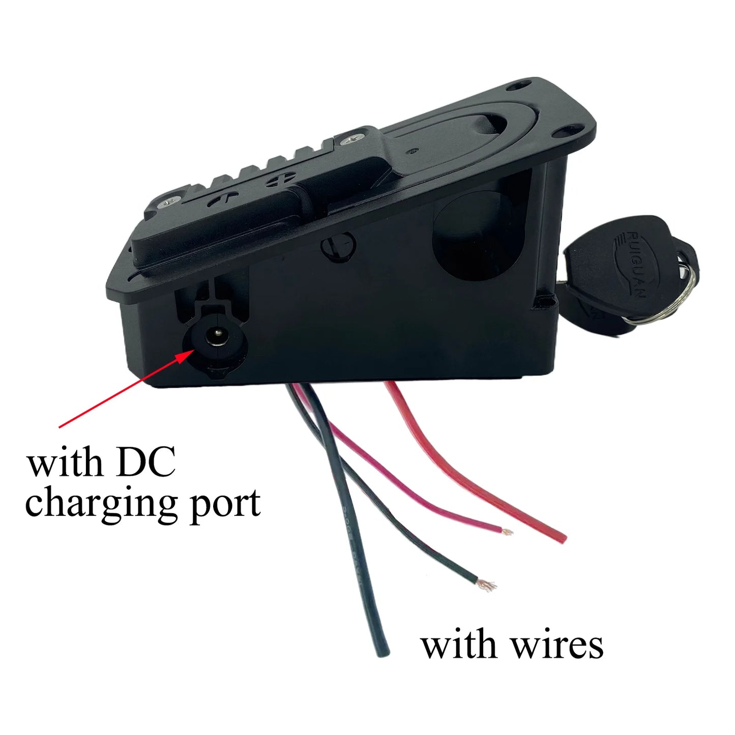 Female Male Side's Discharge Plate Connector for DCH-009 ALX009 Battery MATE X Engwe Ebike Battery 5 Pin Connection Board Cover