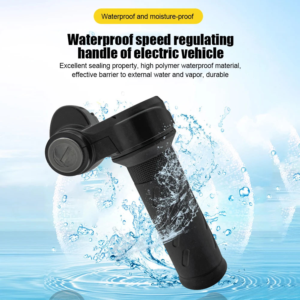 Electric Bike Scooter Twist Throttle Grip Universal Voltage Electric Vehicle Speed Regulating Handle Replacement Parts