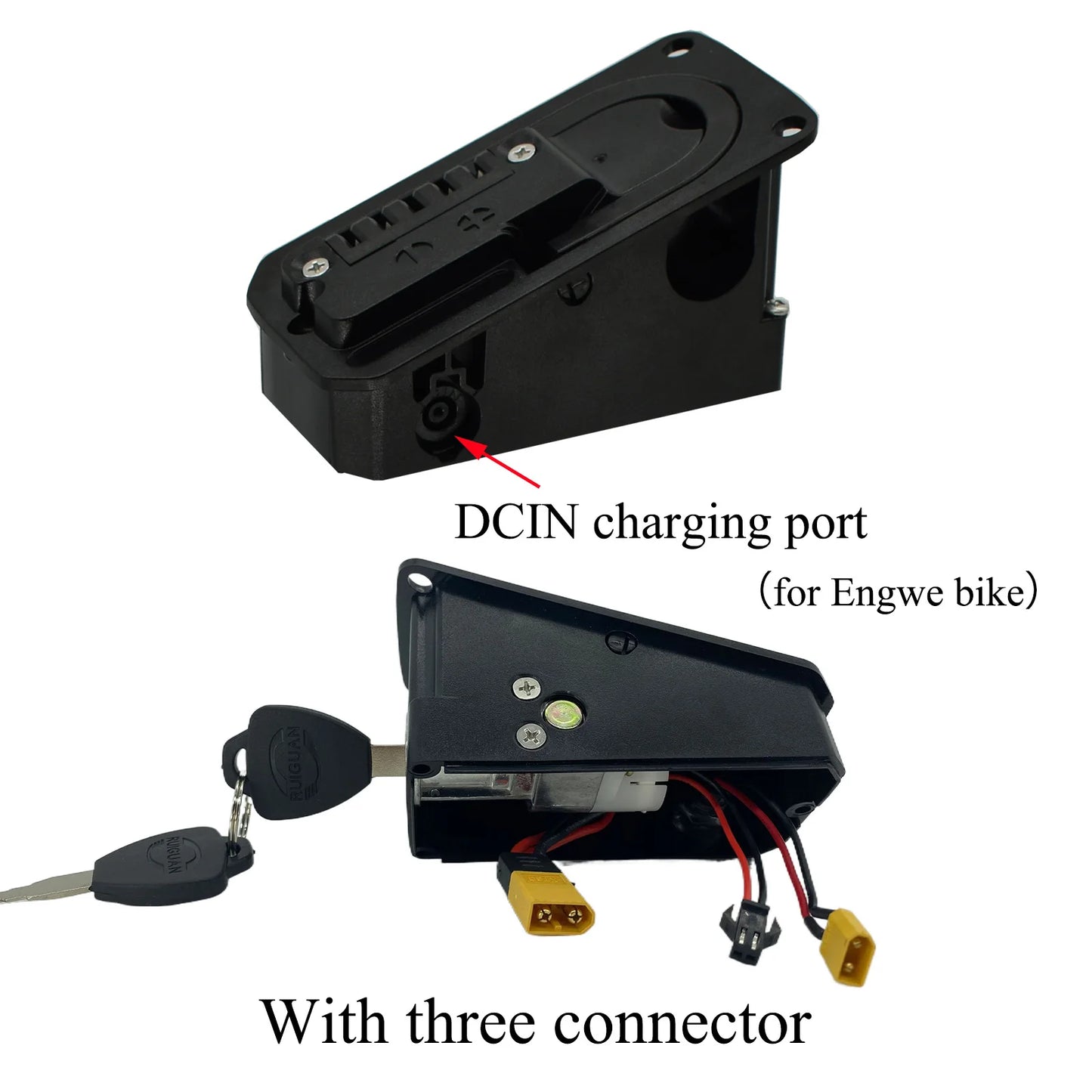 Female Male Side's Discharge Plate Connector for DCH-009 ALX009 Battery MATE X Engwe Ebike Battery 5 Pin Connection Board Cover