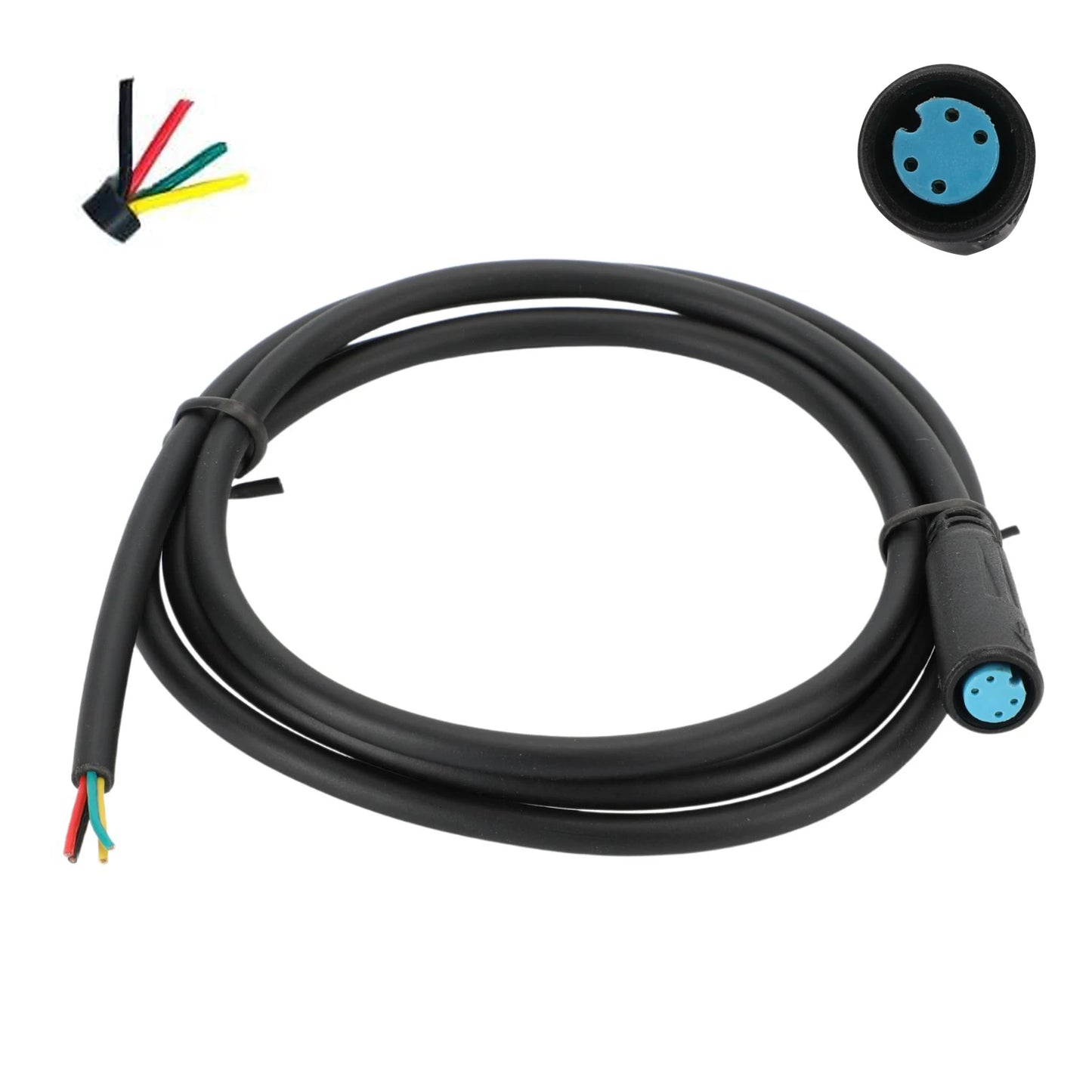 Ebike Display Connector 2/3/4/5/ Pin Cable For Bafang Female/male Waterproof Connector Signal Line Electric Bicycle Tool Parts